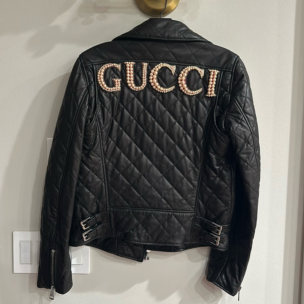 Gucci Leather Jacket Size 38
